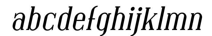 Covington Italic Font LOWERCASE