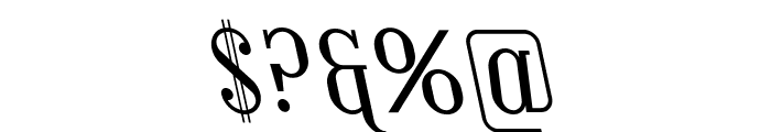Covington Rev Italic Font OTHER CHARS