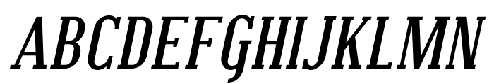 Covington SC Bold Italic Font UPPERCASE