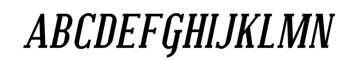 Covington SC Bold Italic Font LOWERCASE