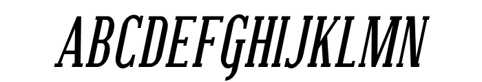 Covington SC Cond Bold Italic Font UPPERCASE