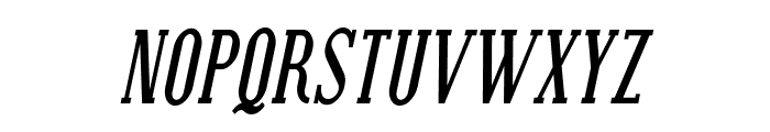 Covington SC Cond Bold Italic Font LOWERCASE