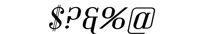 Covington SC Exp Italic Font OTHER CHARS