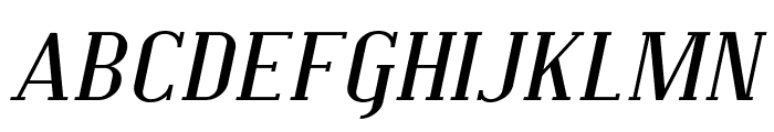 Covington SC Exp Italic Font UPPERCASE