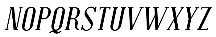 Covington SC Italic Font UPPERCASE