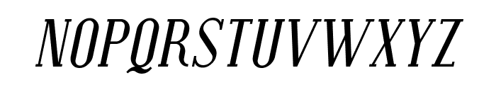 Covington SC Italic Font LOWERCASE
