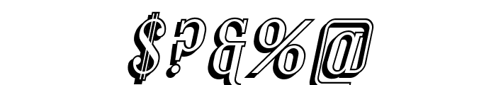 Covington Shadow Italic Font OTHER CHARS