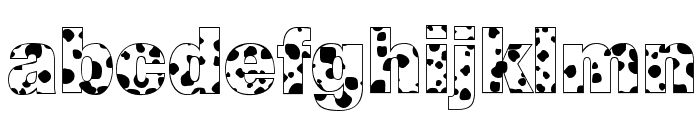 Cow-Spots Regular Font LOWERCASE