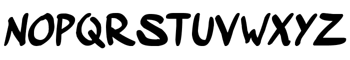 comic huslte Bold Italic Font LOWERCASE