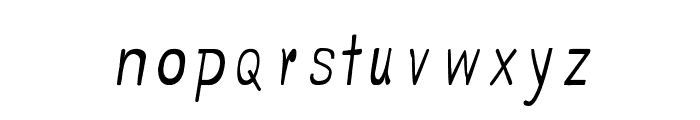 CRU-Jariya-Hand-Written-Italic Font LOWERCASE