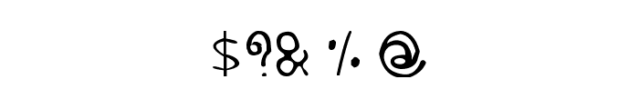 CRU-Jeelada-hand-written Font OTHER CHARS