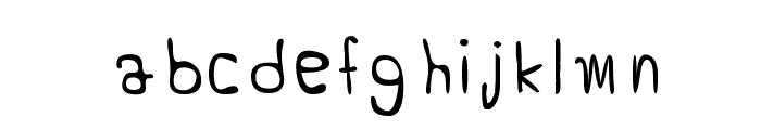 CRU-Jeelada-hand-written Font LOWERCASE