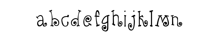 CRU-Kanda-Hand-Written Font LOWERCASE