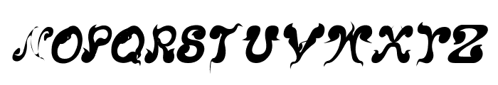 CRU-Nonthawat-Bold Italic Font UPPERCASE