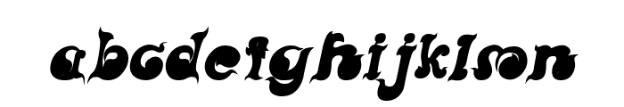 CRU-Nonthawat-Bold Italic Font LOWERCASE