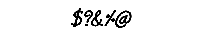 CRU-Nonthawat-Hand-Written Bold-Italic Font OTHER CHARS