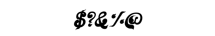 CRU-Nonthawat-Italic Font OTHER CHARS