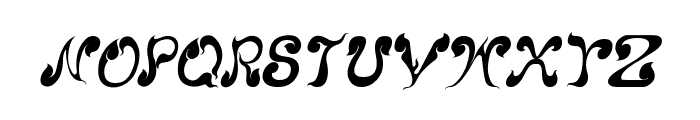 CRU-Nonthawat-Italic Font UPPERCASE