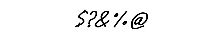CRU-Pharit-Hand-Written v2 Bold Italic Font OTHER CHARS