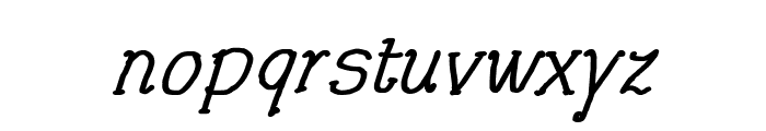 CRU-Pharit-Hand-Written v2 Bold Italic Font LOWERCASE