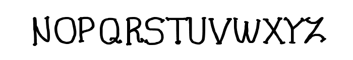 CRU-Pharit-Hand-Written v2 Bold Font UPPERCASE