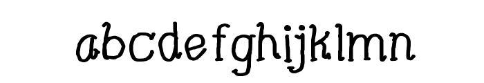 CRU-Pharit-Hand-Written v2 Bold Font LOWERCASE