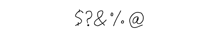 CRU-Pharit-Hand-Written v2 Regular Font OTHER CHARS