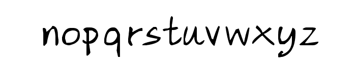 CRU-Pharit-Hand-Written Font LOWERCASE