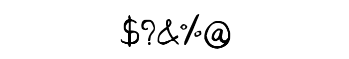 CRU-Saowalak-Hand-Written Font OTHER CHARS