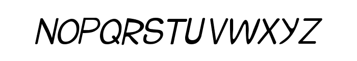 CRU-Suttinee-Hand-Written-Italic Font UPPERCASE