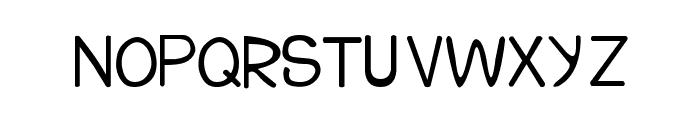 CRU-Suttinee-Hand-Written Font UPPERCASE