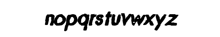 CRU-Teerapong-ItalicBold Font LOWERCASE