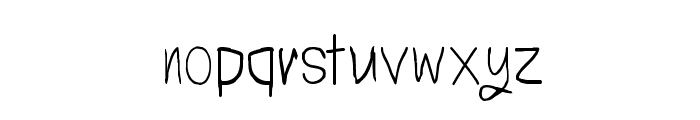 CRU-Todsaporn-Hand-Written-Bold Font LOWERCASE