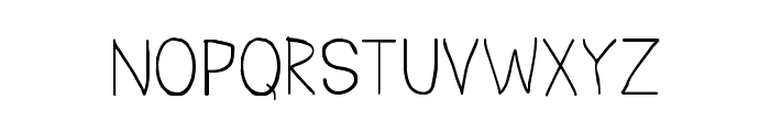 CRU-Todsaporn-Hand-Written Font UPPERCASE