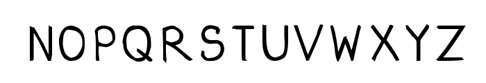 CRU-dissaramas-Hand-Written Bold Font UPPERCASE
