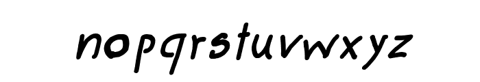 CRU-pokawin-Hand-Written italic Font LOWERCASE