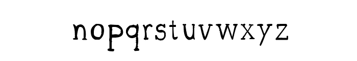 CRU-sittirong Font LOWERCASE
