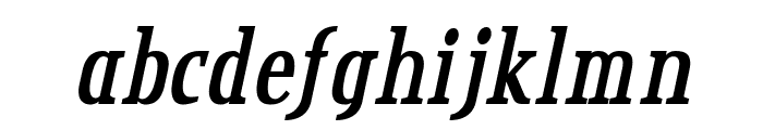 Credit Valley Bold Italic Font LOWERCASE