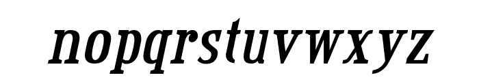 Credit Valley Bold Italic Font LOWERCASE