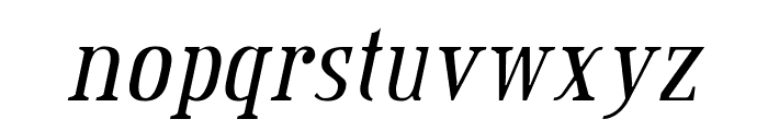 CreditValley-Italic Font LOWERCASE