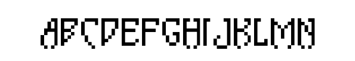 Creeper Pixel Regular Font UPPERCASE