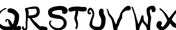 Creepy Scrawly Font UPPERCASE