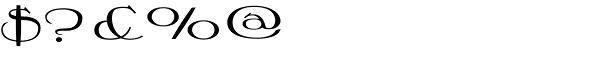 Crewekerne Magna Expanded Font OTHER CHARS
