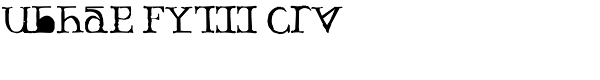 Crivar Formal Font UPPERCASE