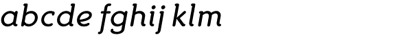 Croog Italic Font LOWERCASE