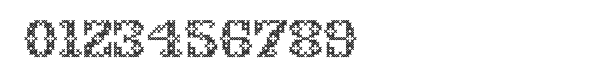 Cross Stitch Monogram Font OTHER CHARS