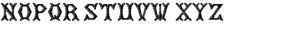 Cross Stitch Noble Font UPPERCASE