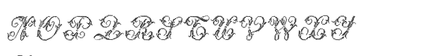 Cross Stitch Std Majestic Font UPPERCASE