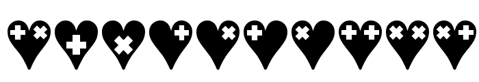 Crosses n Hearts Font OTHER CHARS