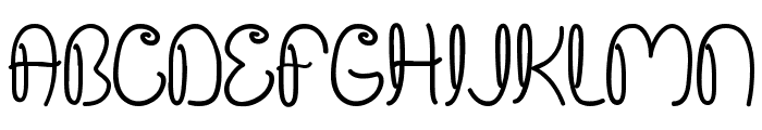 Crushed Out Girl Pen Font UPPERCASE